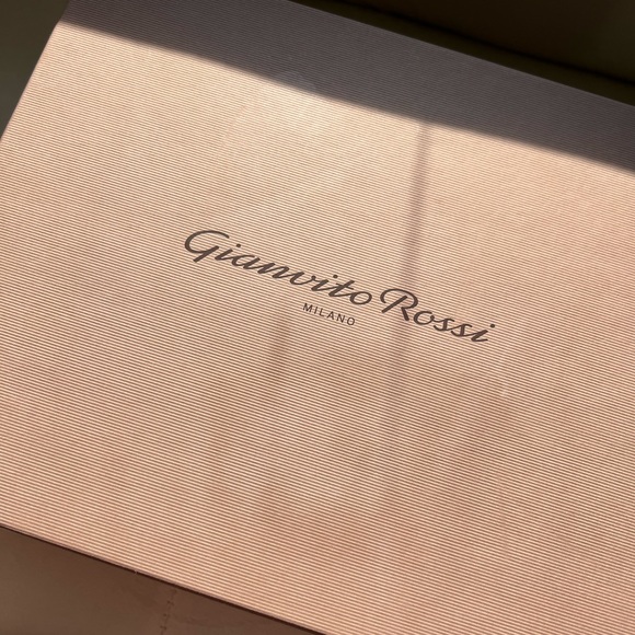 GIANVITO ROSSI Floating Crystal Stud Ankle-Strap High-Heel Pumps - Picture 14 of 15